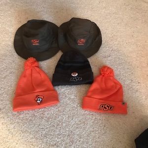 5 Oklahoma State University hats